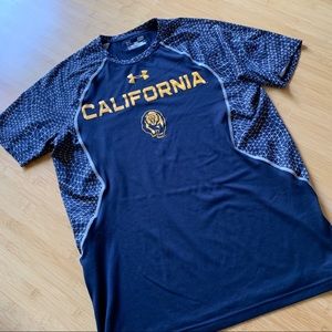 🖤Under Armour CAL 🐻 Dri Fit tee - S